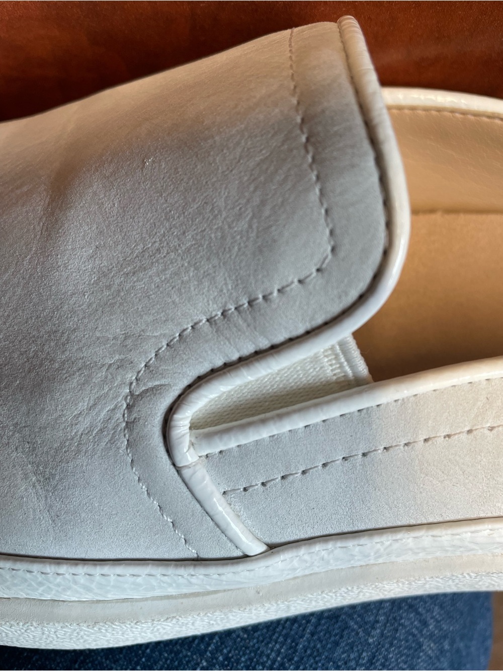 Vionic Effortless Nubuck Light Grey Leather Mule Sneakers Size 8.5 - Picture 2 of 16